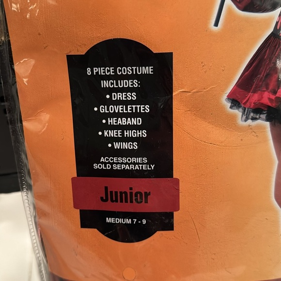 NEW Costumes USA “Hot Stuff” Devil Satan Girl Adult Costume - size M (7-9) - Picture 3 of 4